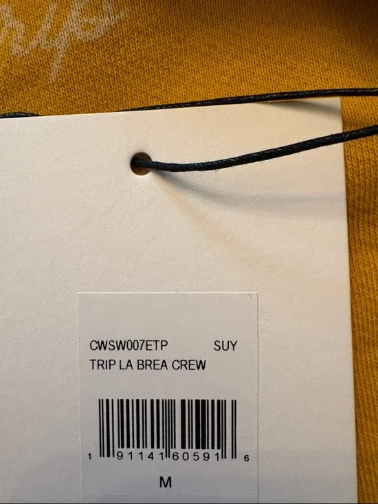 Spiritual Gangster Trip La Brea Crewneck Sweatshirt Sunny Size Medium NWT - Picture 7 of 9